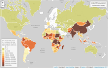 artisanal mining map - ASM Population